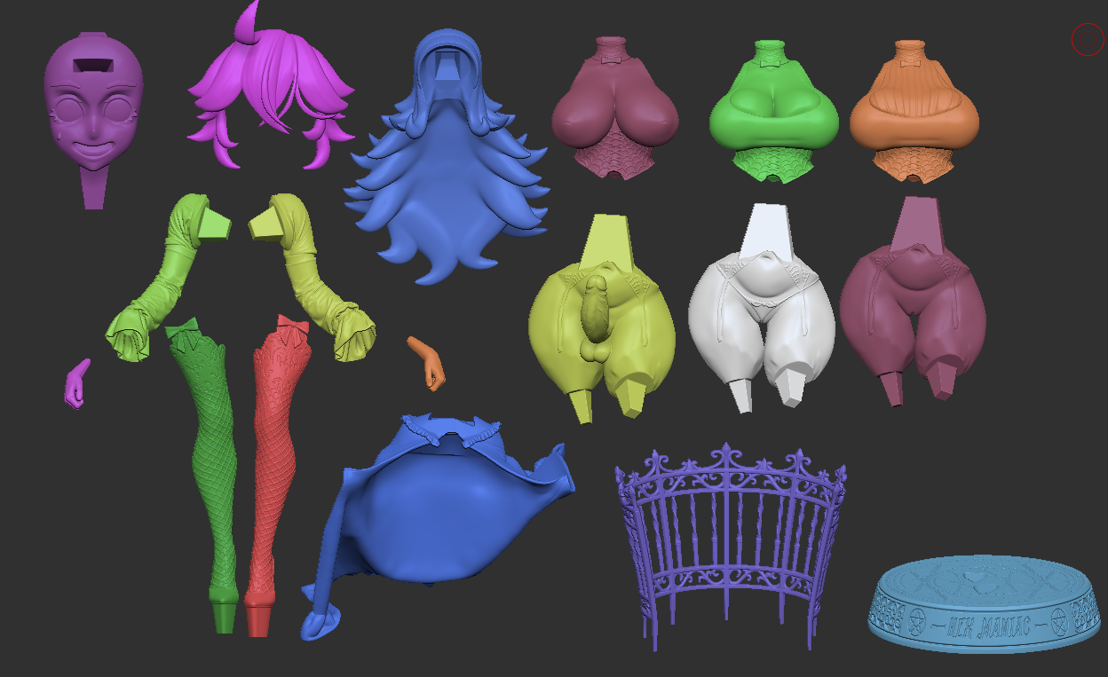 2989 Hex Maniac NSFW - Pokemon - STL 3D Print Files