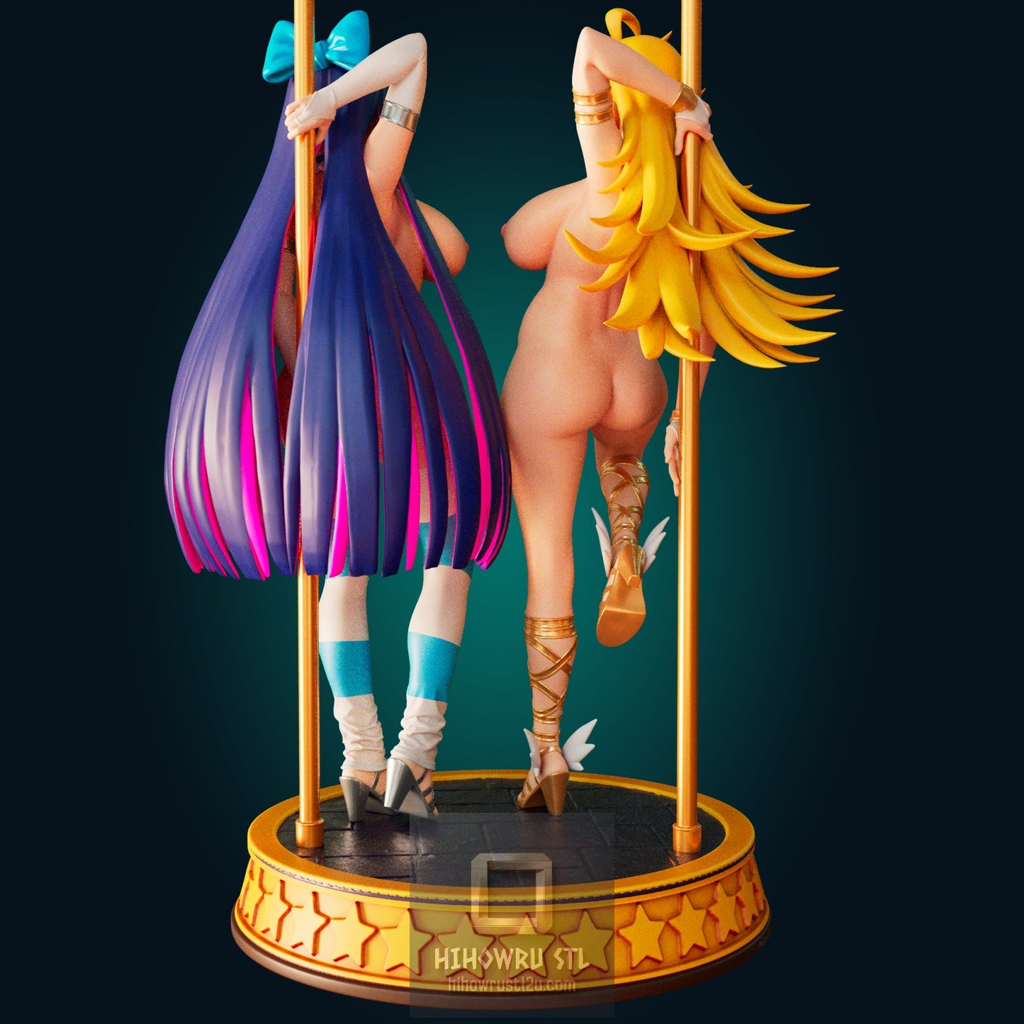 5395 Panty AND Stocking NSFW - STL 3D Print Files
