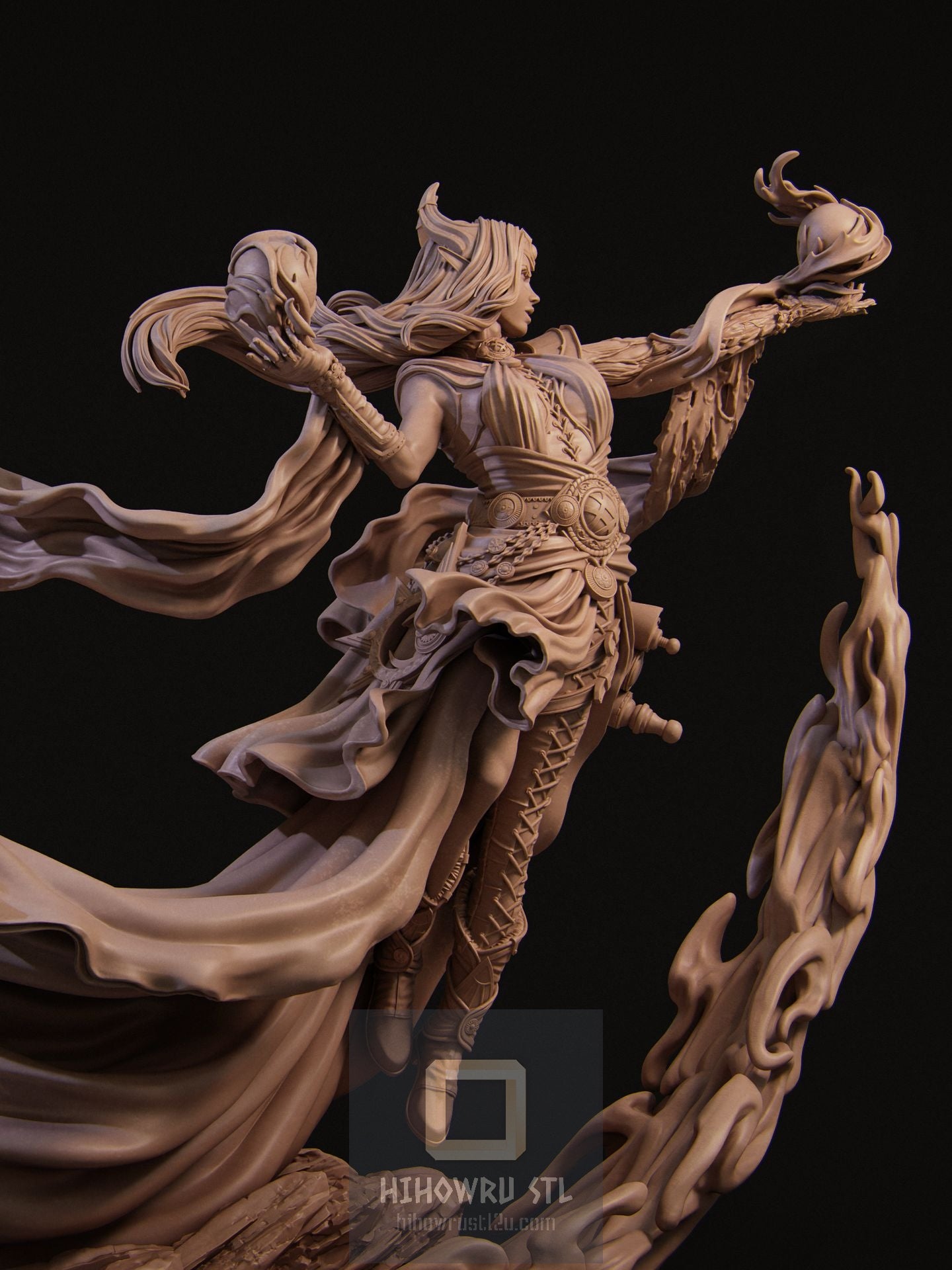 4519 Sorceress - Price of Magic - STL 3D Print Files