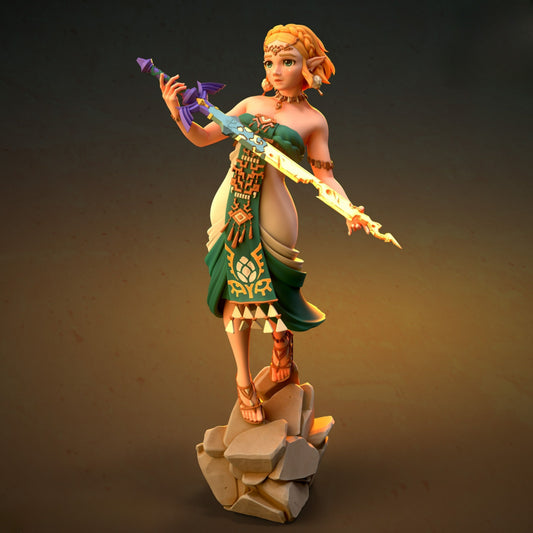 3564 Princess Zelda - The Legend of Zelda - STL 3D Print Files