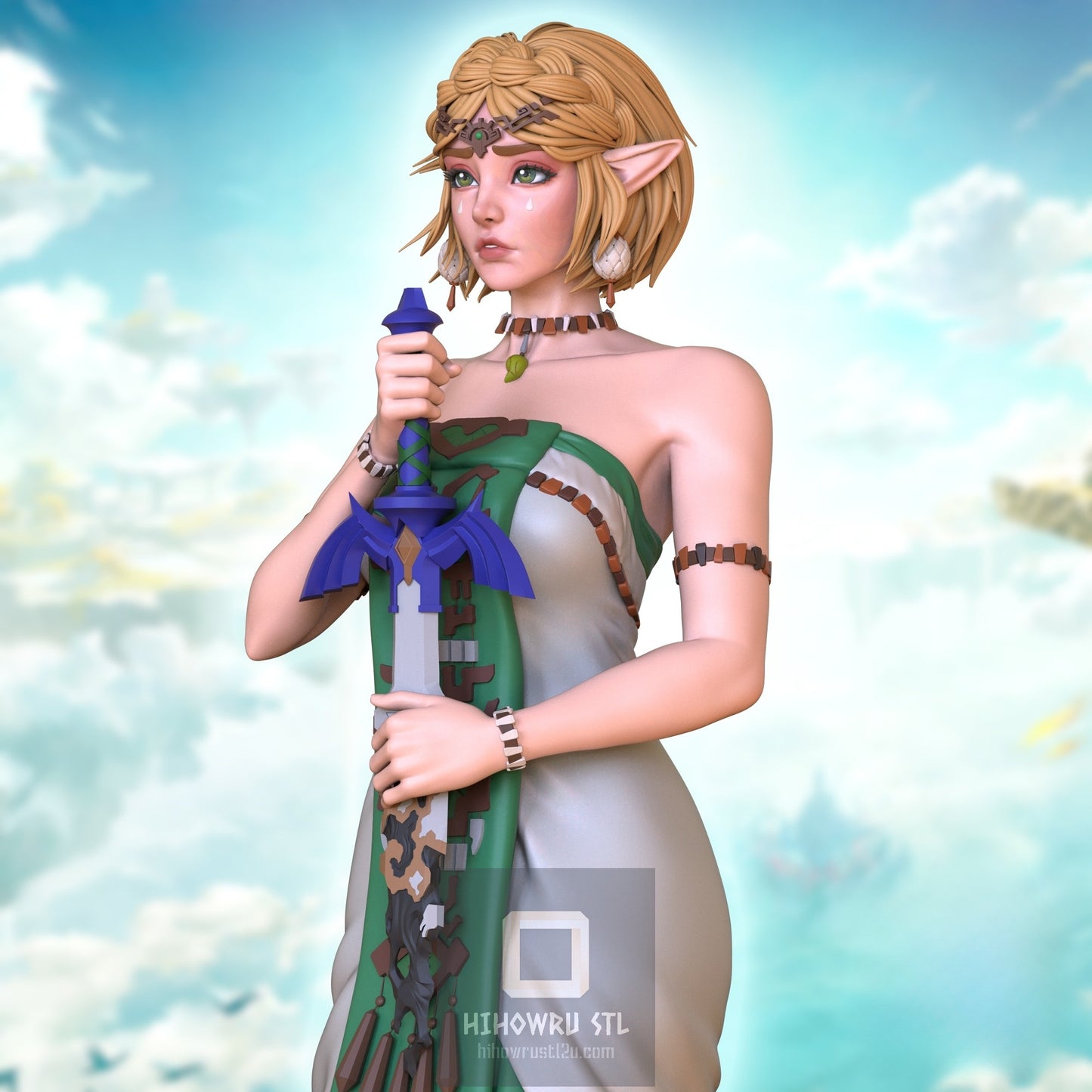 4380 Princess Zelda - The Legend of Zelda - STL 3D Print Files