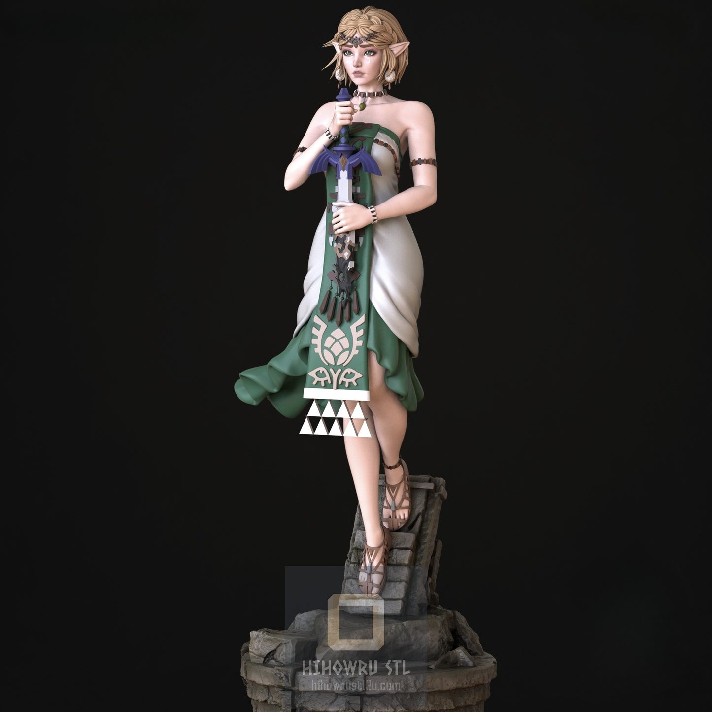 4380 Princess Zelda - The Legend of Zelda - STL 3D Print Files