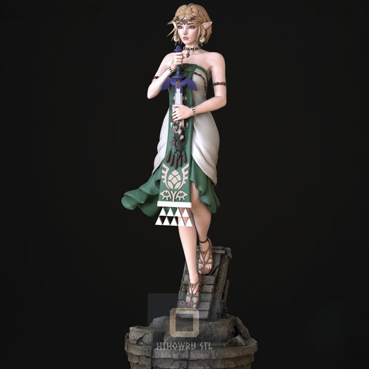 4380 Princess Zelda - The Legend of Zelda - STL 3D Print Files