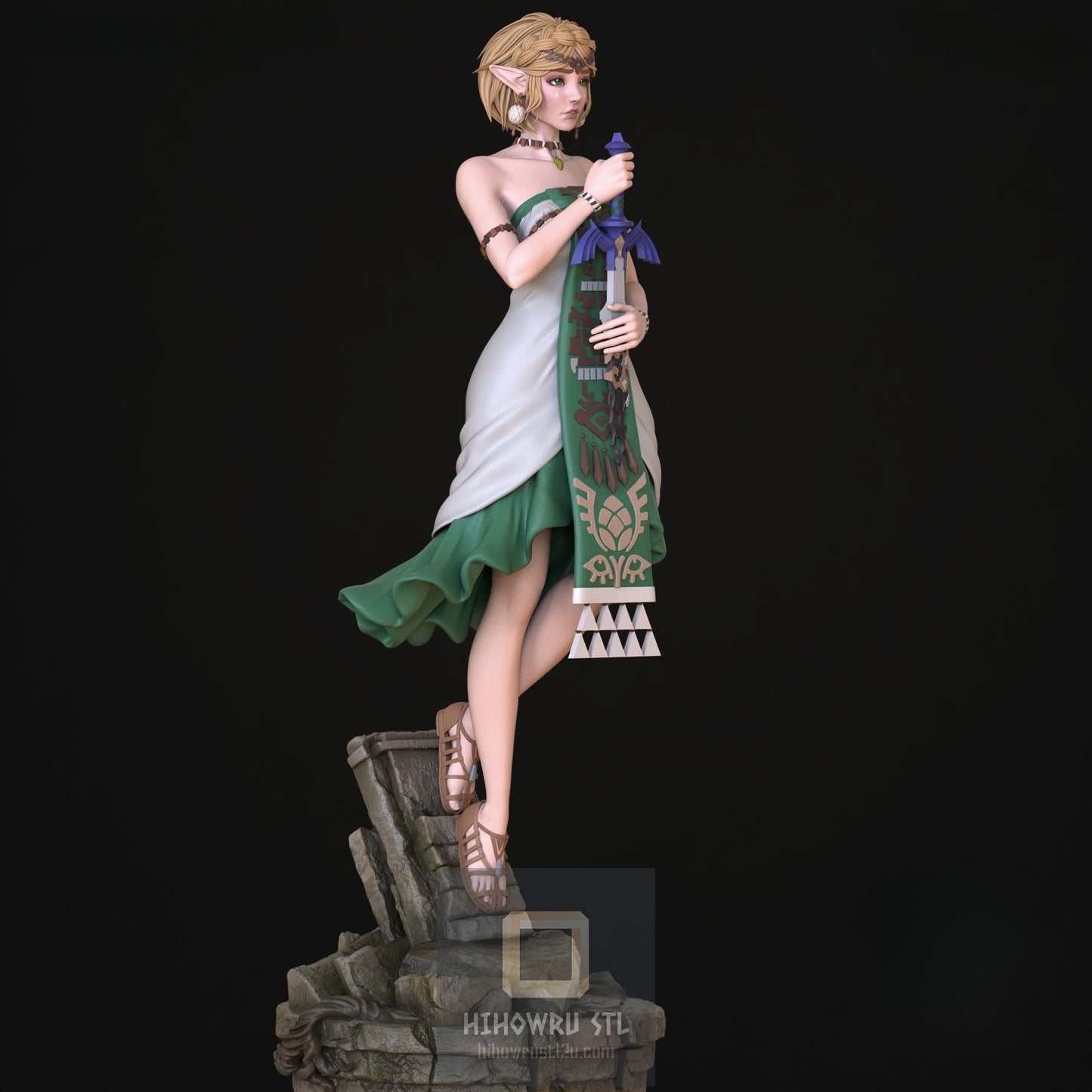 4380 Princess Zelda - The Legend of Zelda - STL 3D Print Files