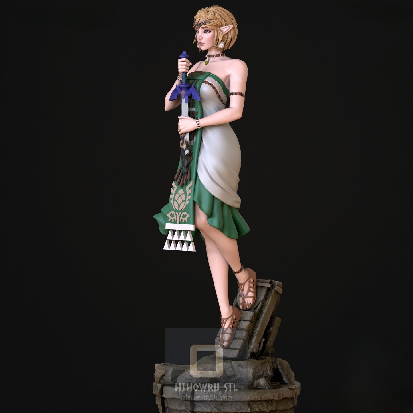 4380 Princess Zelda - The Legend of Zelda - STL 3D Print Files