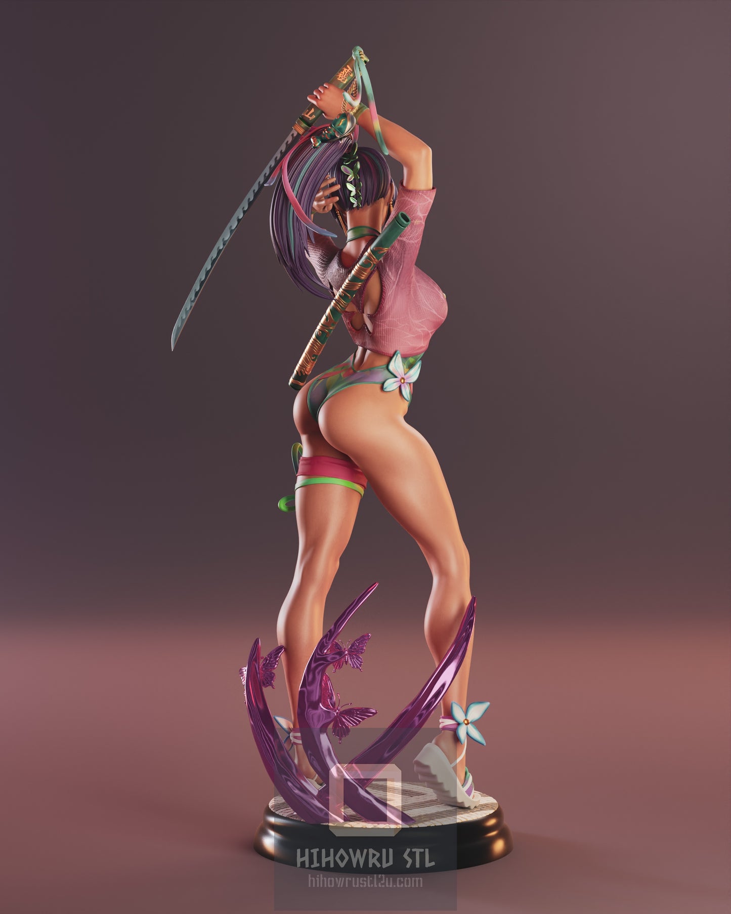 4428 Psylocke Breezy Butterfly - Marvel Rivals - STL 3D Print Files