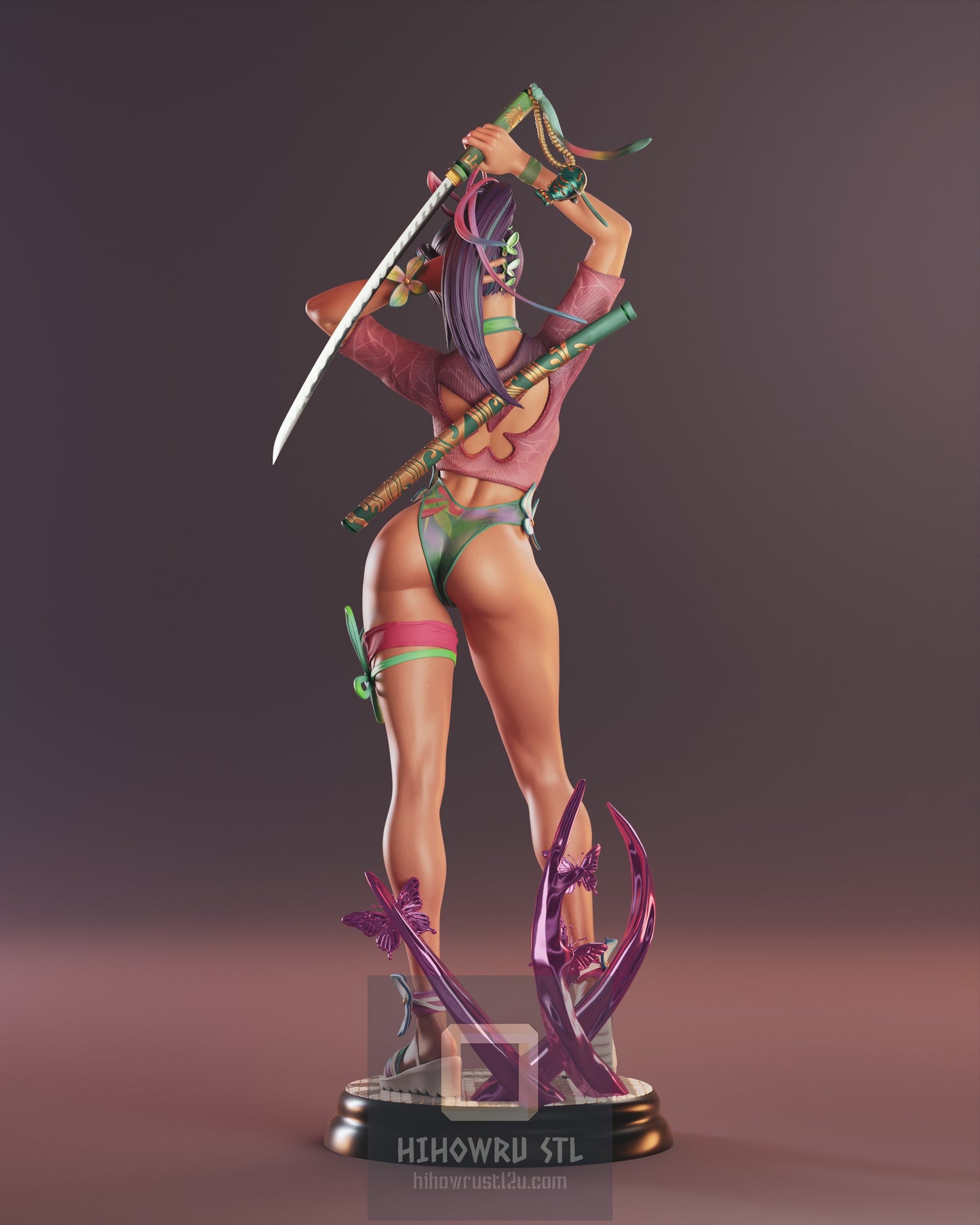 4428 Psylocke Breezy Butterfly - Marvel Rivals - STL 3D Print Files