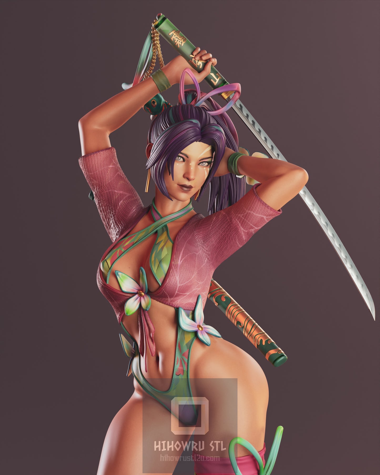 4428 Psylocke Breezy Butterfly - Marvel Rivals - STL 3D Print Files