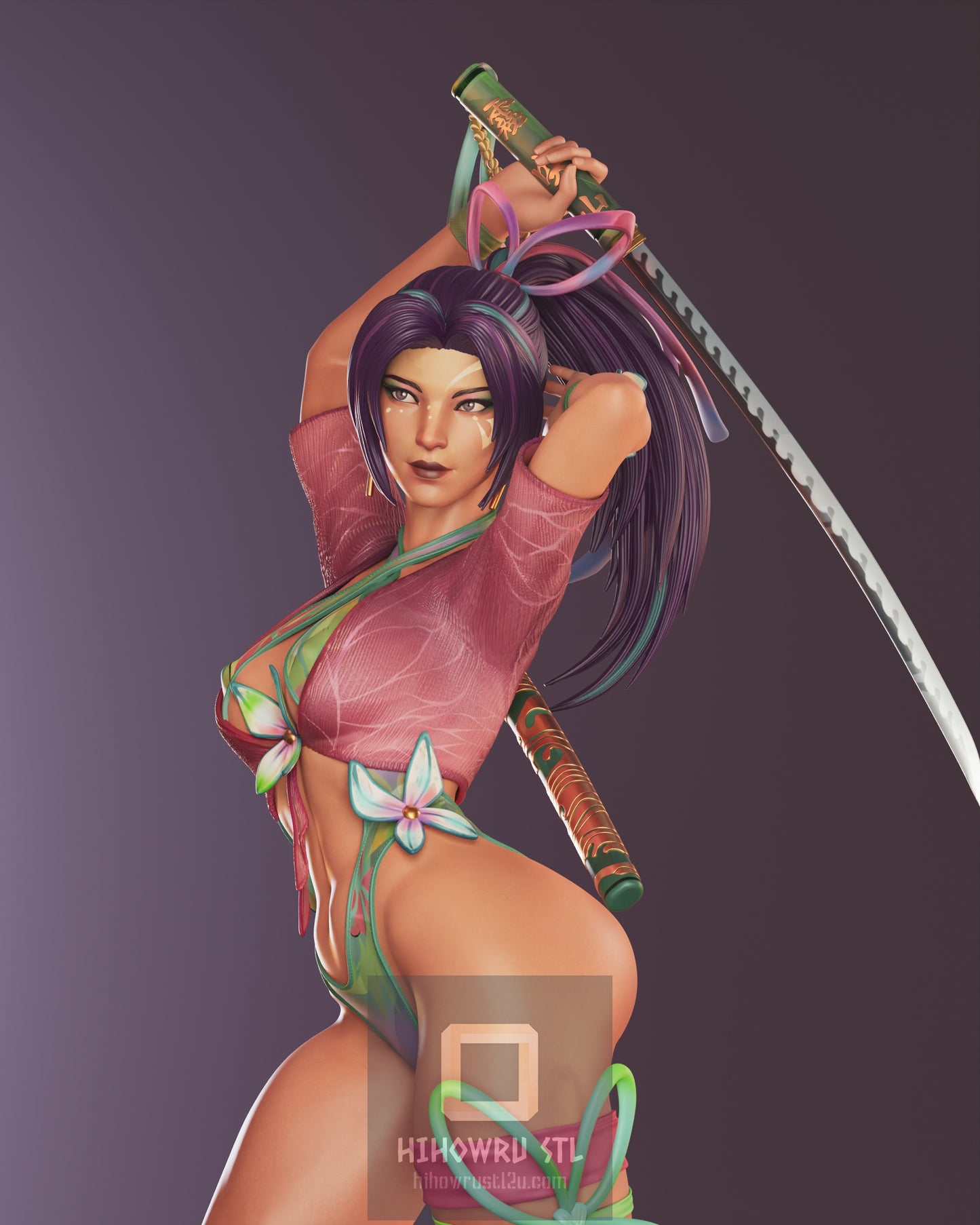 4428 Psylocke Breezy Butterfly - Marvel Rivals - STL 3D Print Files