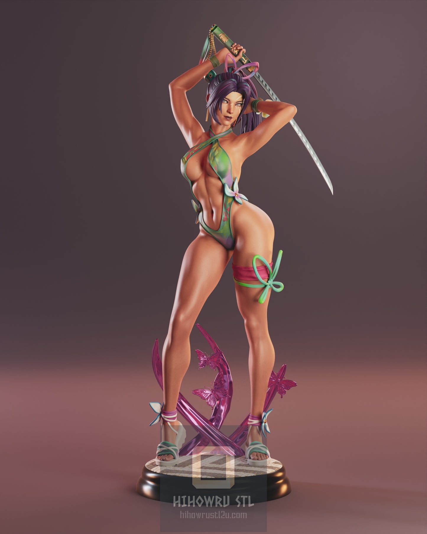 4428 Psylocke Breezy Butterfly - Marvel Rivals - STL 3D Print Files