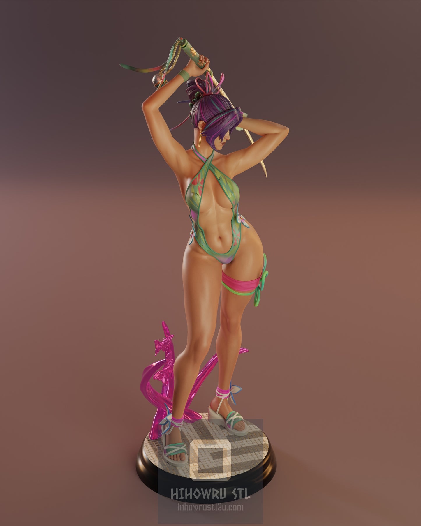 4428 Psylocke Breezy Butterfly - Marvel Rivals - STL 3D Print Files