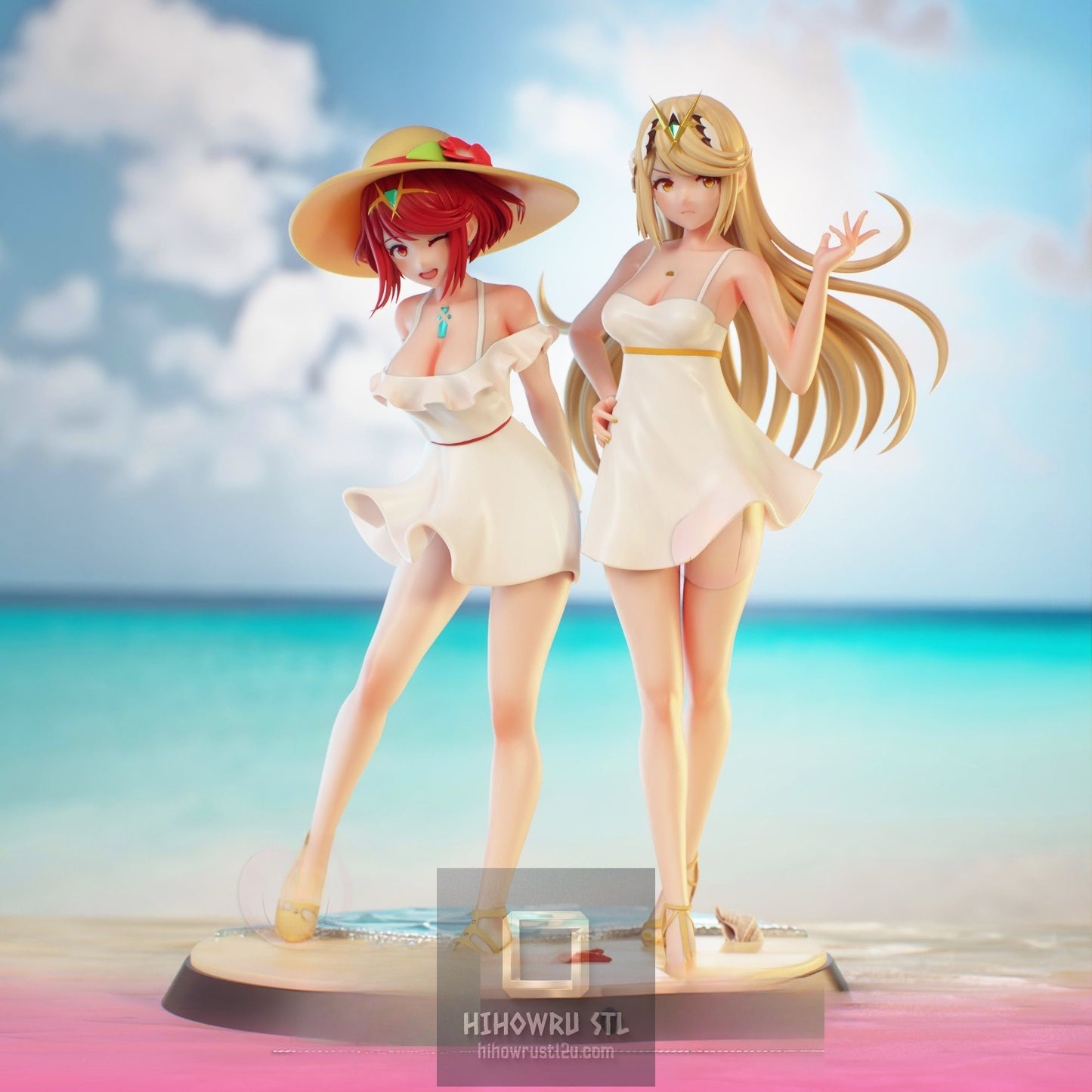 5458 Mythra NSFW - Xenoblade Chronicles - STL 3D Print Files