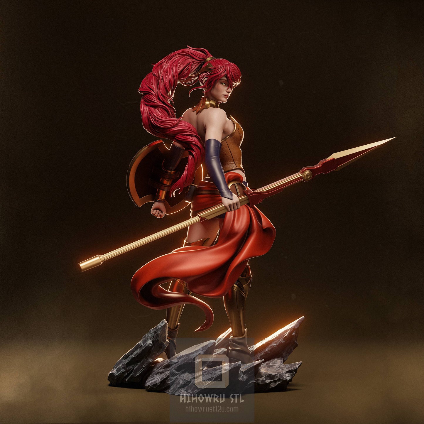 4784 Pyrrha Nikos - RWBY - STL 3D Print Files