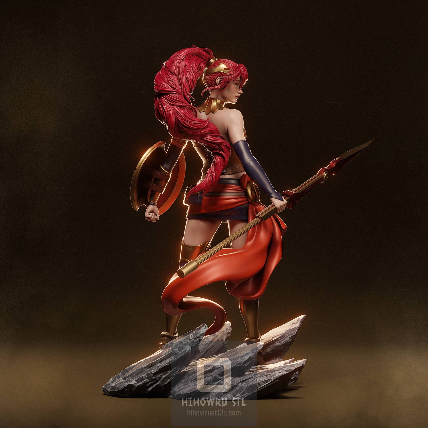 4784 Pyrrha Nikos - RWBY - STL 3D Print Files