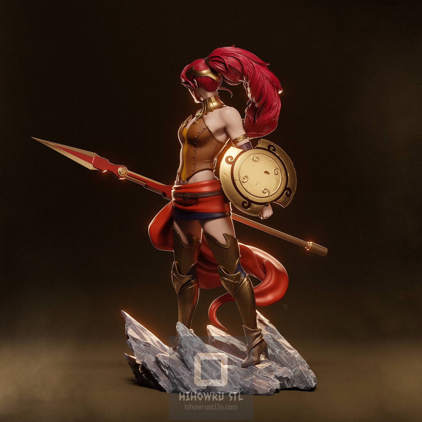 4784 Pyrrha Nikos - RWBY - STL 3D Print Files