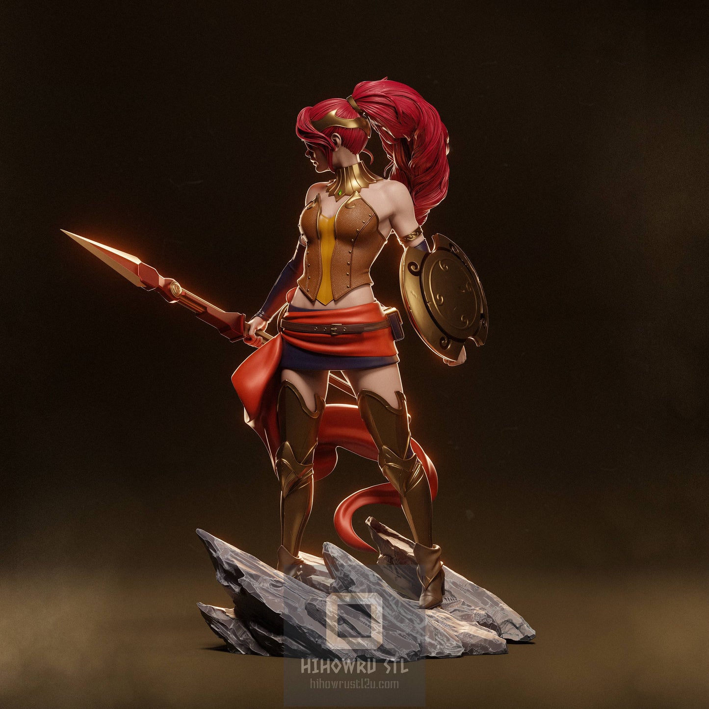 4784 Pyrrha Nikos - RWBY - STL 3D Print Files