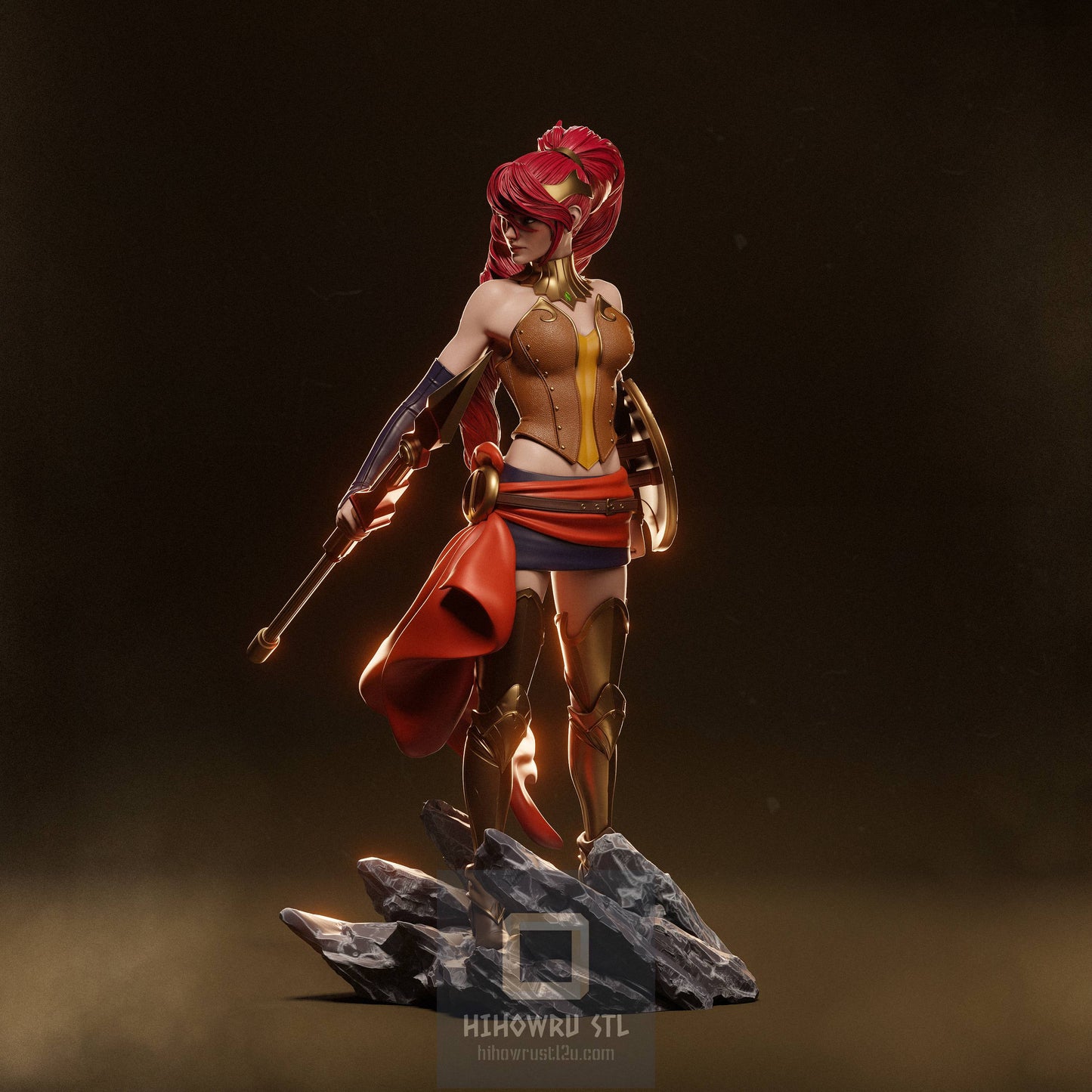 4784 Pyrrha Nikos - RWBY - STL 3D Print Files