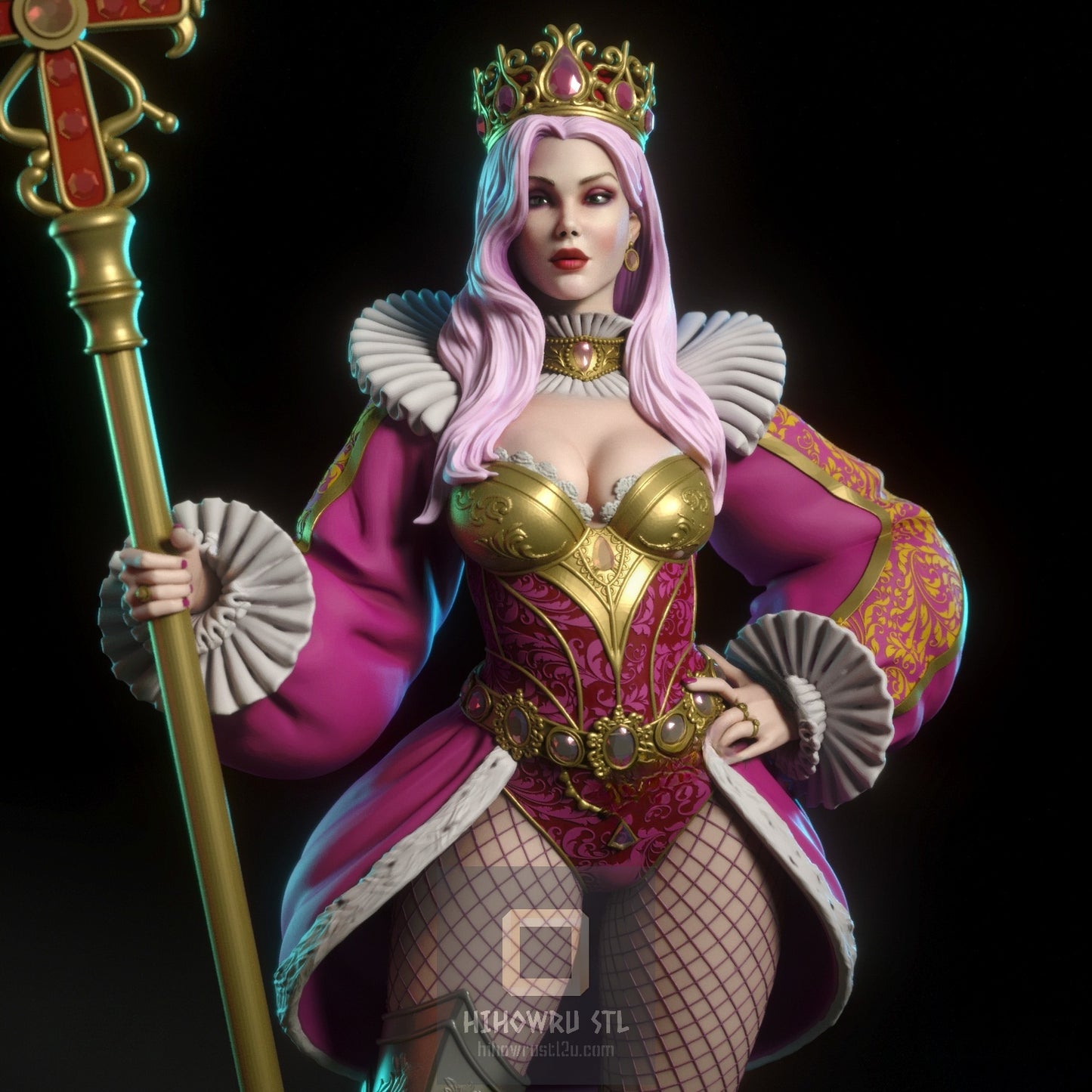 4884 Queen Vanessa NSFW - STL 3D Print Files