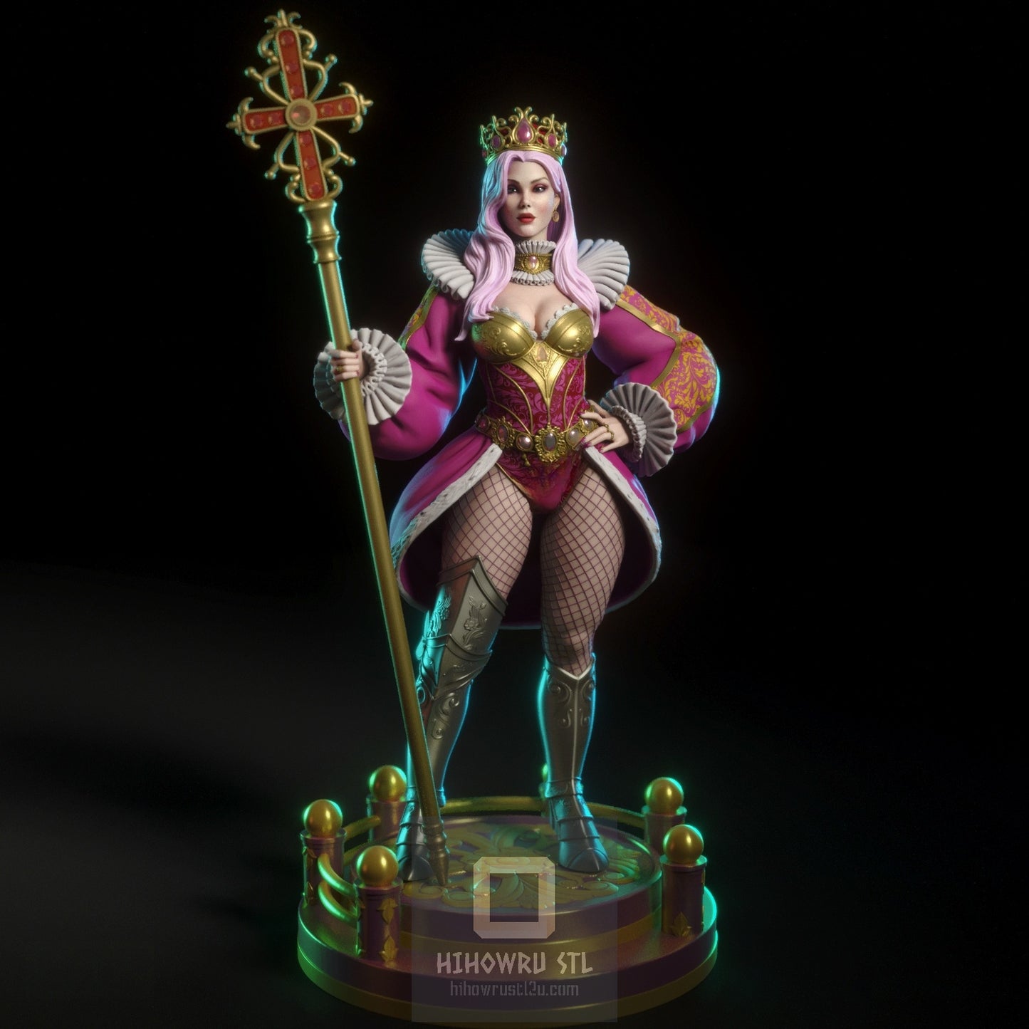 4884 Queen Vanessa NSFW - STL 3D Print Files