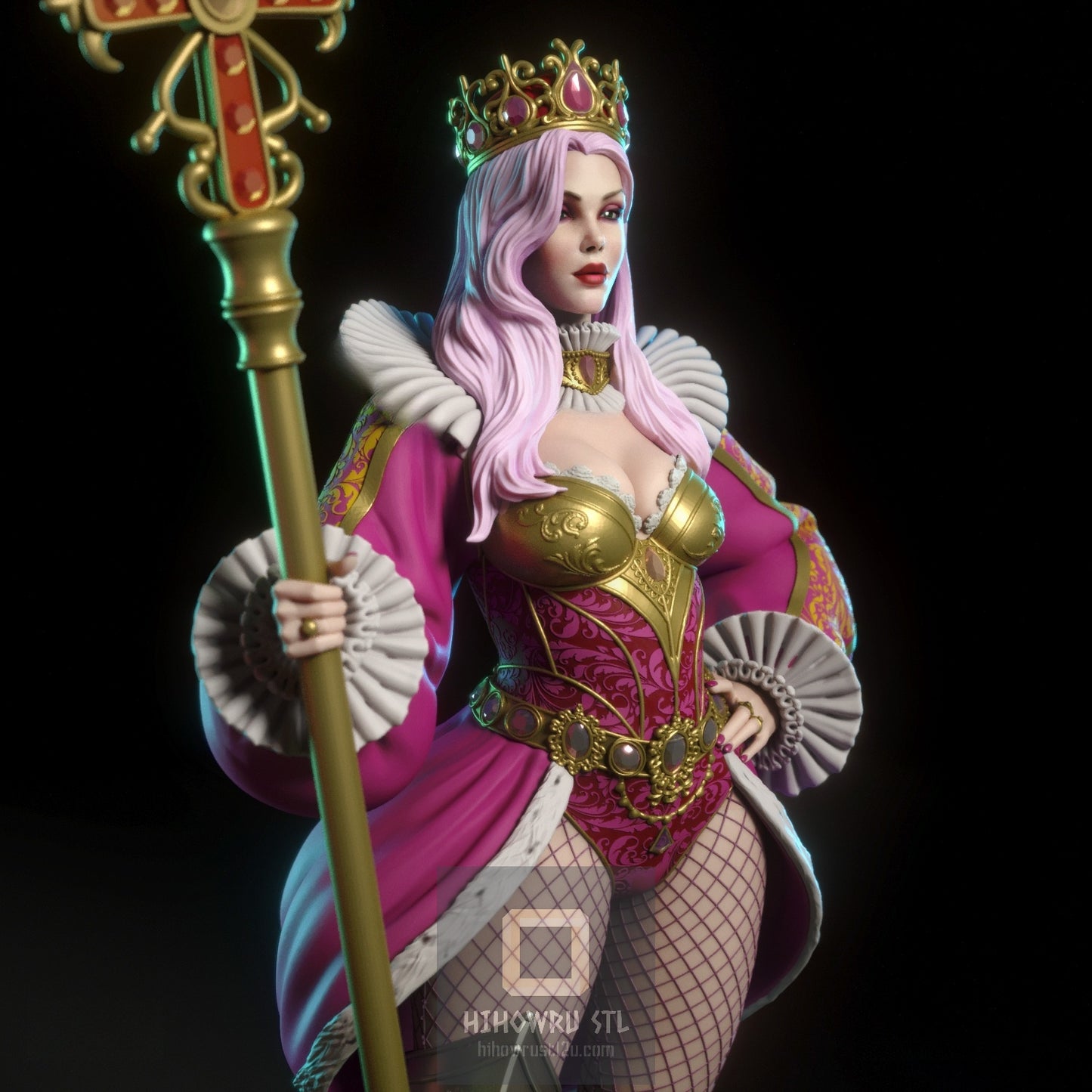 4884 Queen Vanessa NSFW - STL 3D Print Files