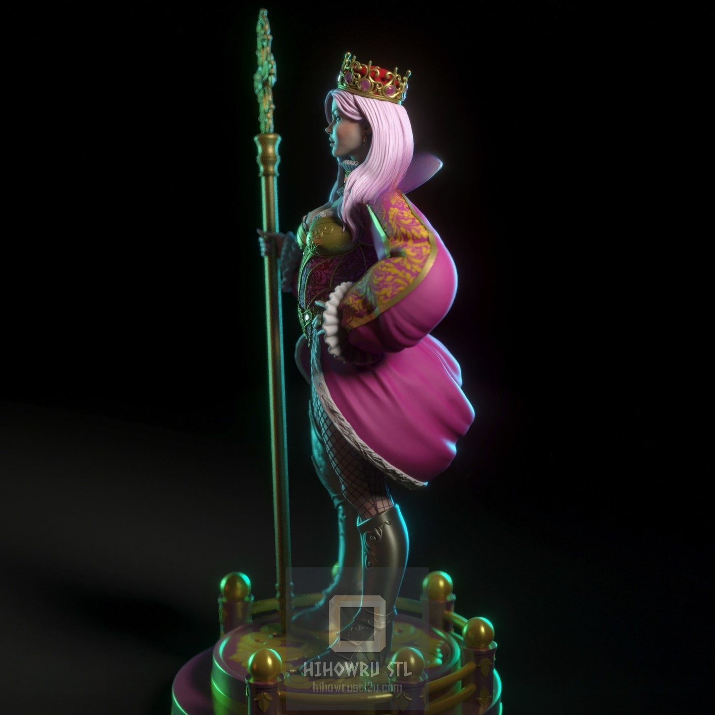 4884 Queen Vanessa NSFW - STL 3D Print Files
