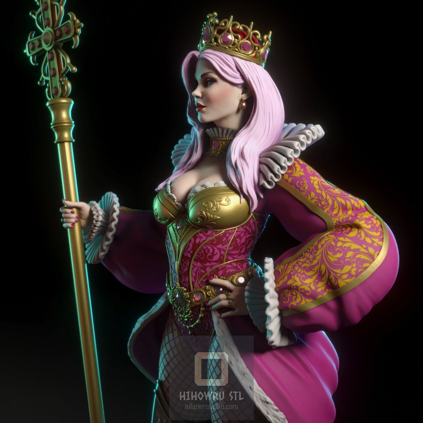 4884 Queen Vanessa NSFW - STL 3D Print Files