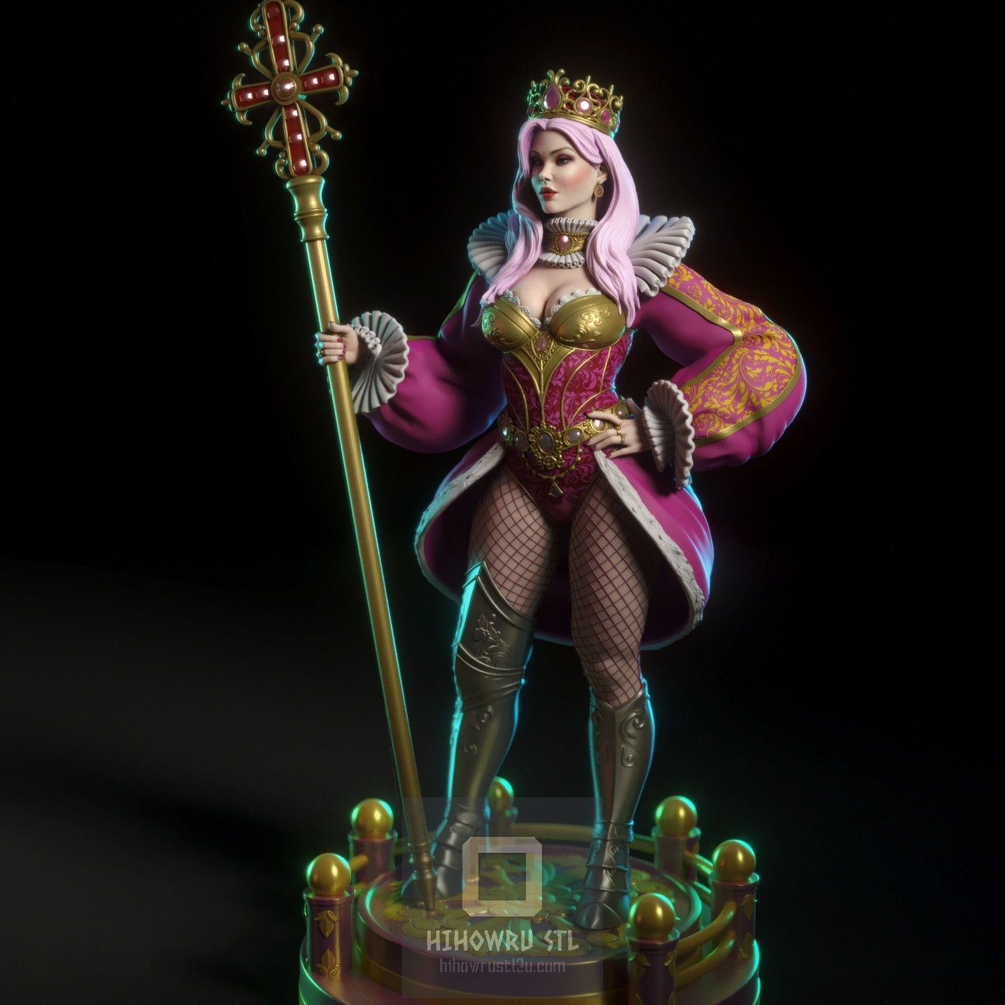 4884 Queen Vanessa NSFW - STL 3D Print Files