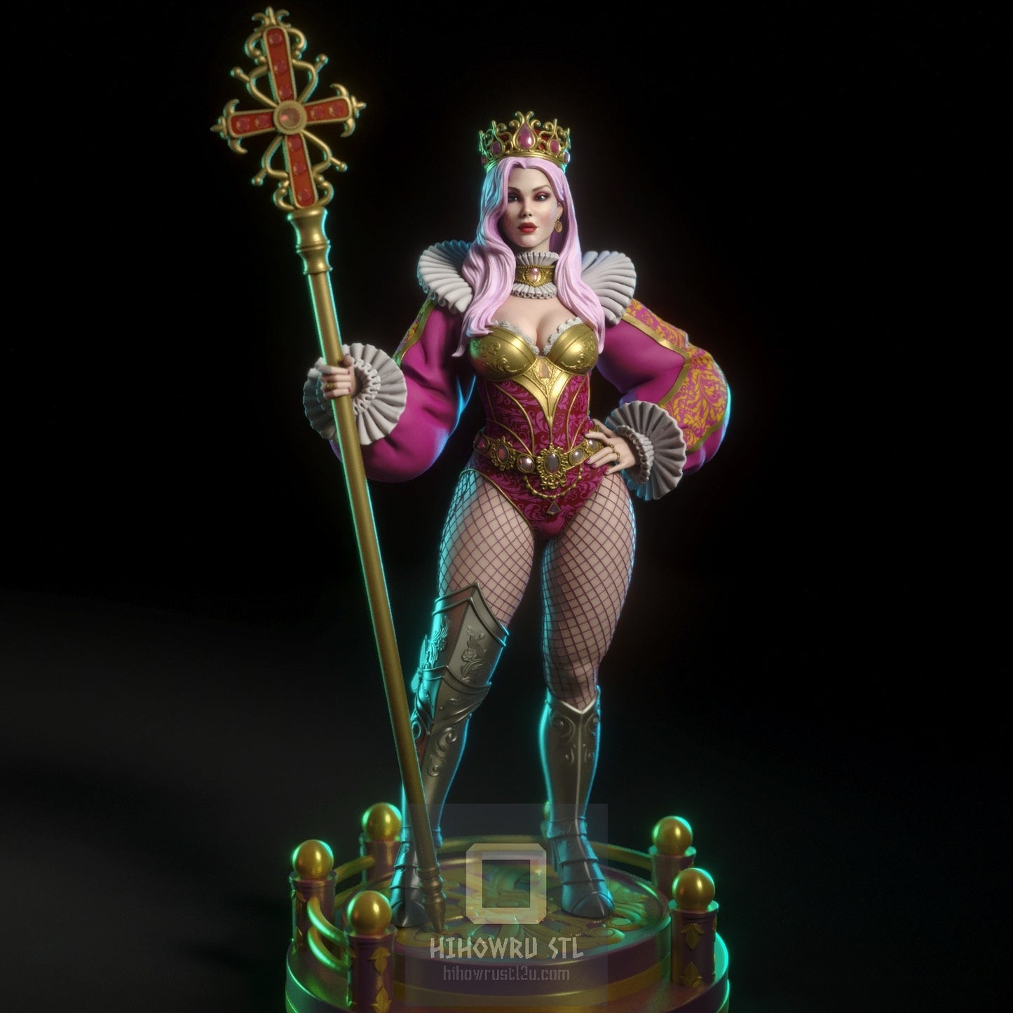 4884 Queen Vanessa NSFW - STL 3D Print Files