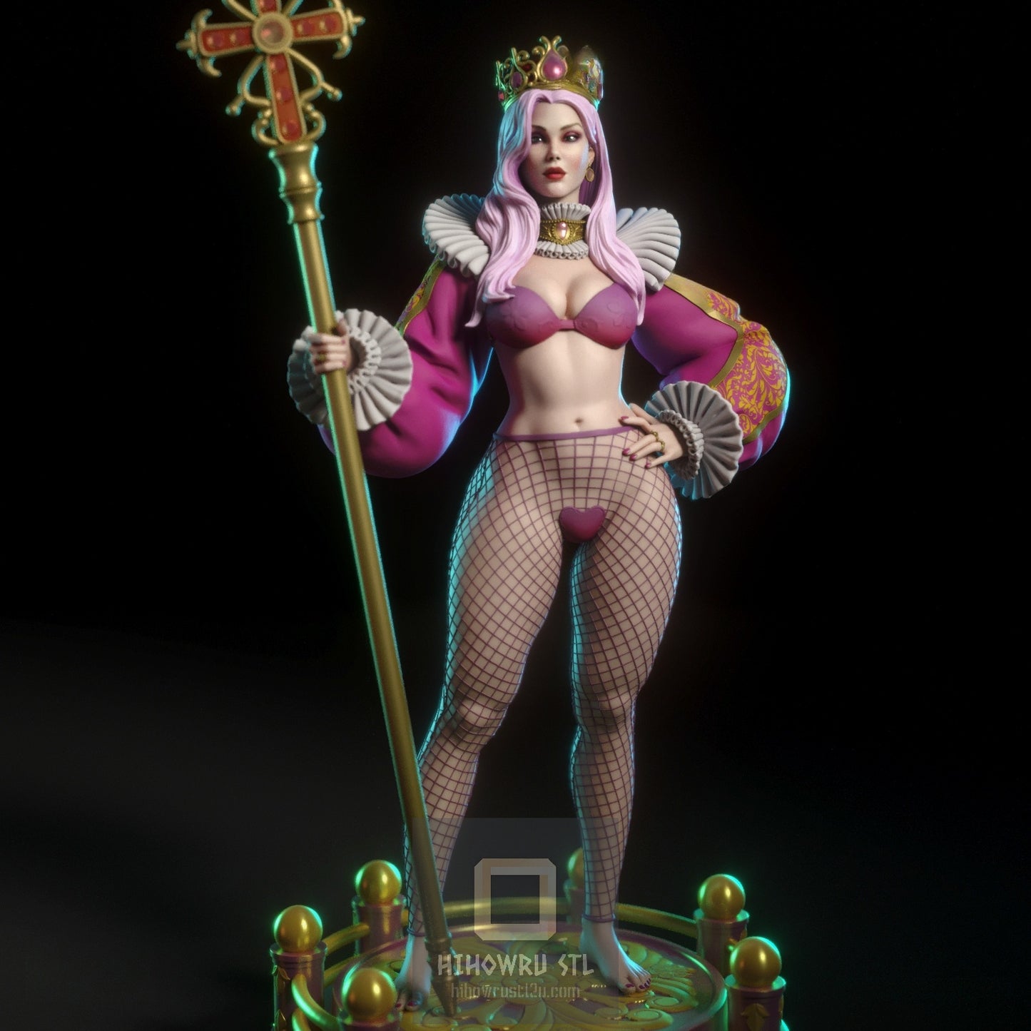 4884 Queen Vanessa NSFW - STL 3D Print Files