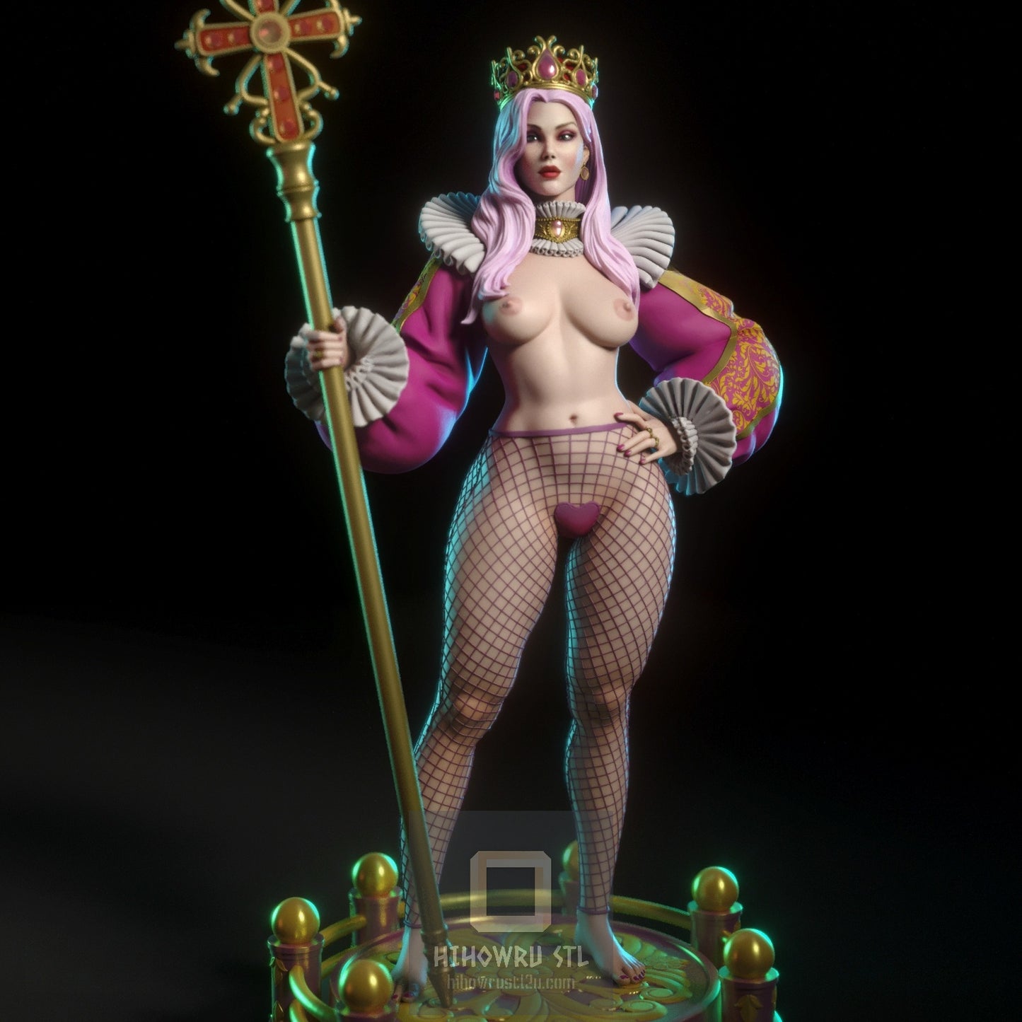 4884 Queen Vanessa NSFW - STL 3D Print Files
