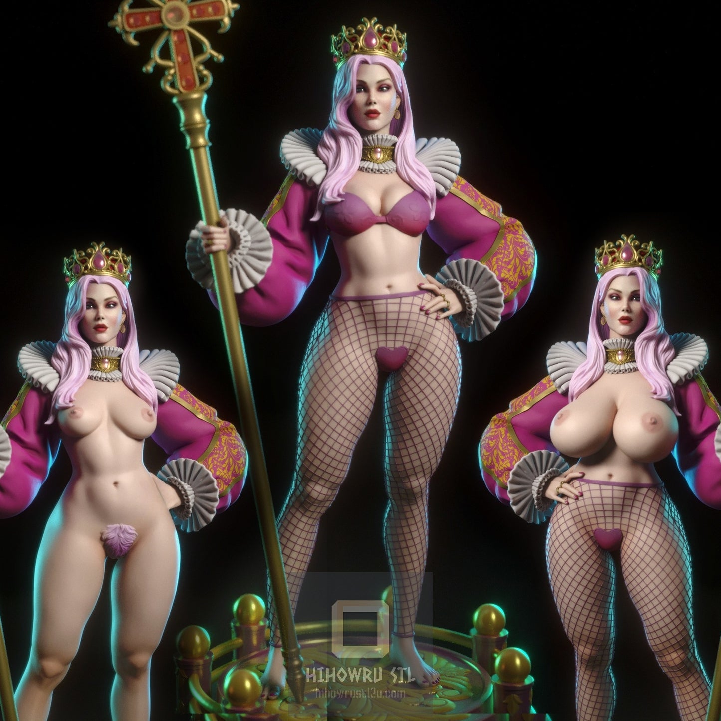 4884 Queen Vanessa NSFW - STL 3D Print Files