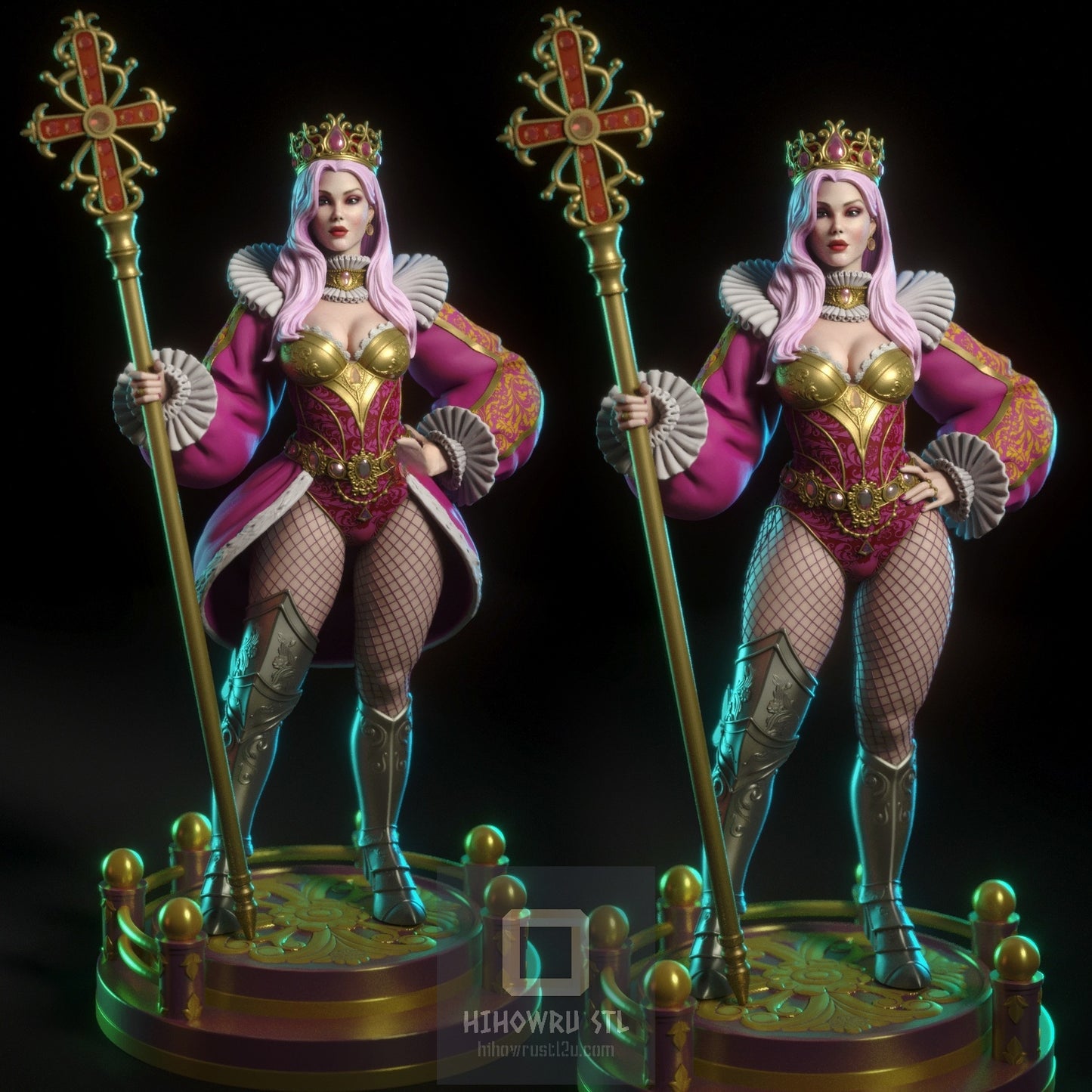 4884 Queen Vanessa NSFW - STL 3D Print Files