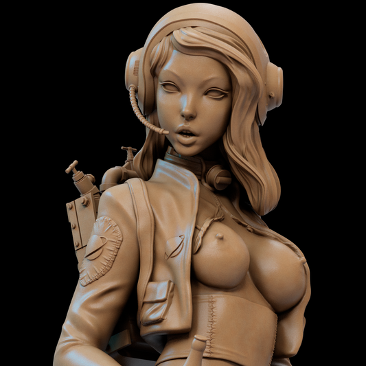 2346 Retro NSFW Pinup - STL 3D Print Files