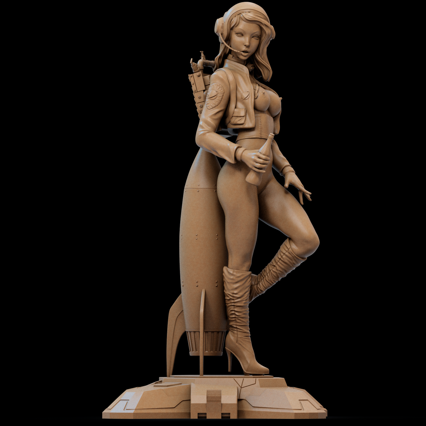 2346 Retro NSFW Pinup - STL 3D Print Files