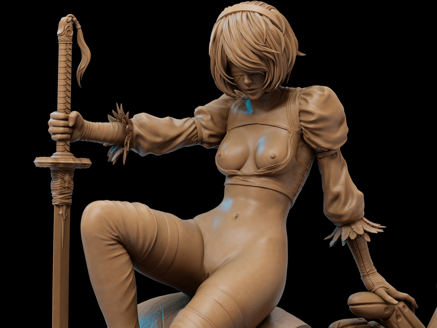 2491 2B NSFW - NIER AUTOMATA - STL 3D Print Files