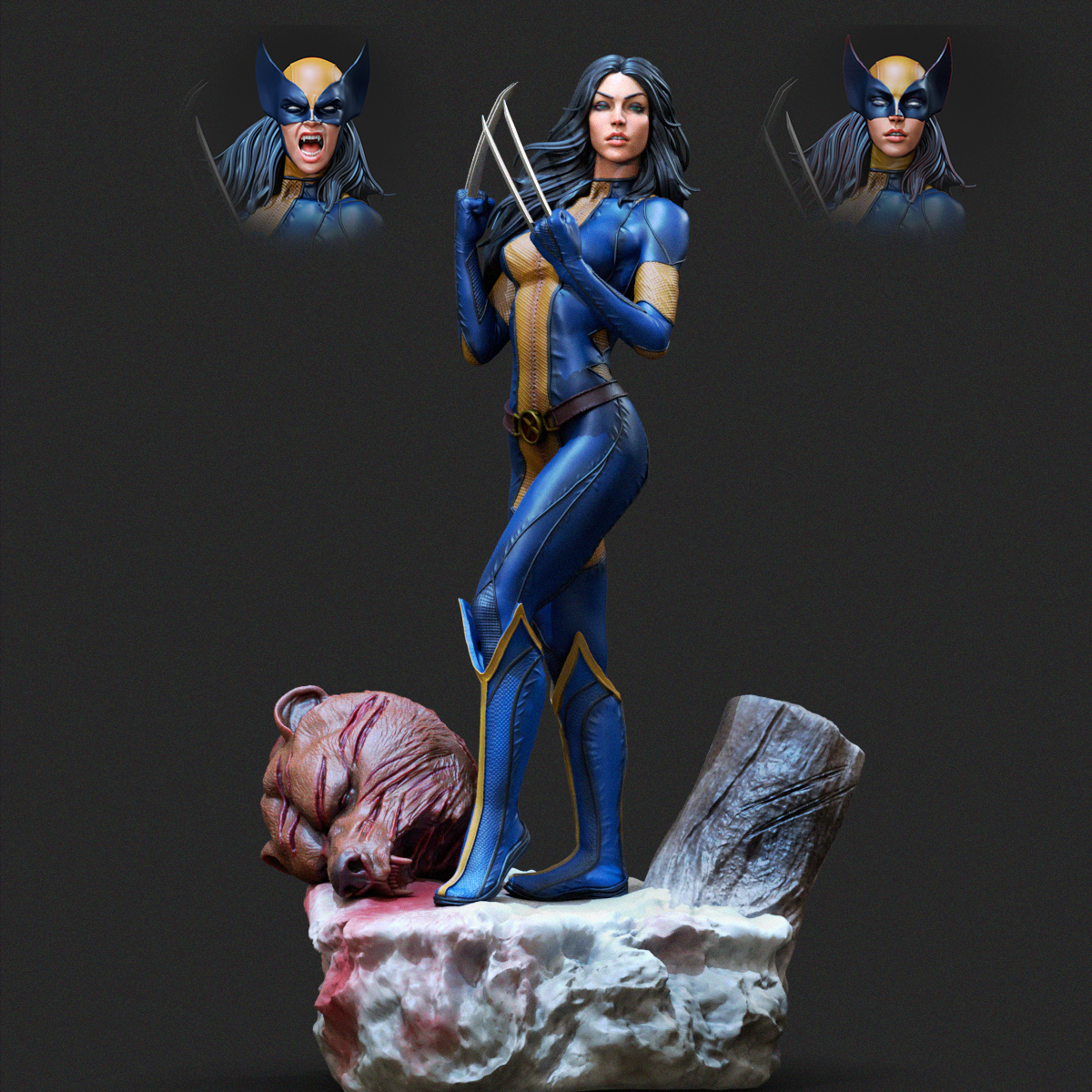 2096 X23 - X-men - STL 3D Print Files