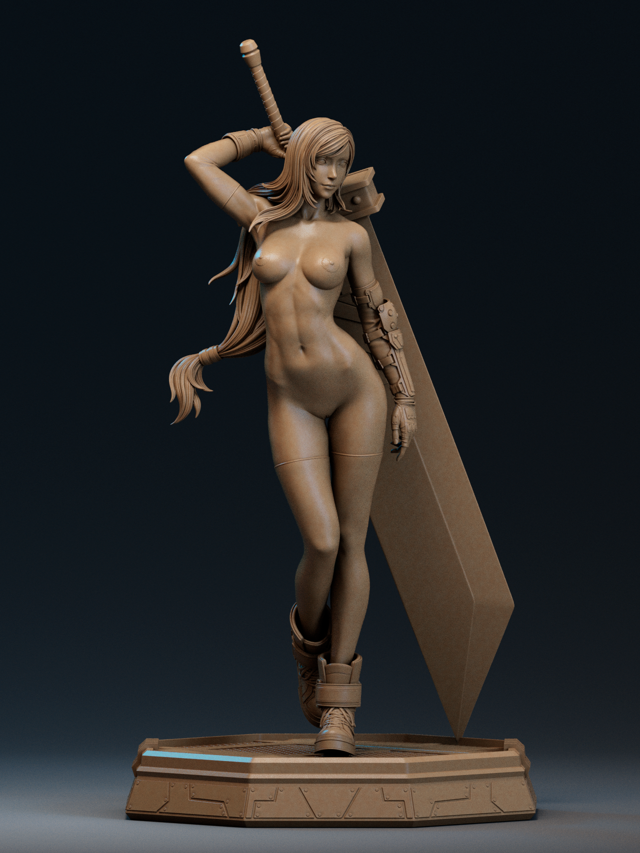 2044 Tifa Lockhart NSFW - Final Fantasy - STL 3D Print Files