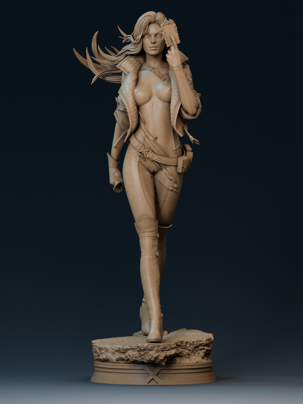 1703 Rogue NSFW - X-Men - STL 3D Print Files