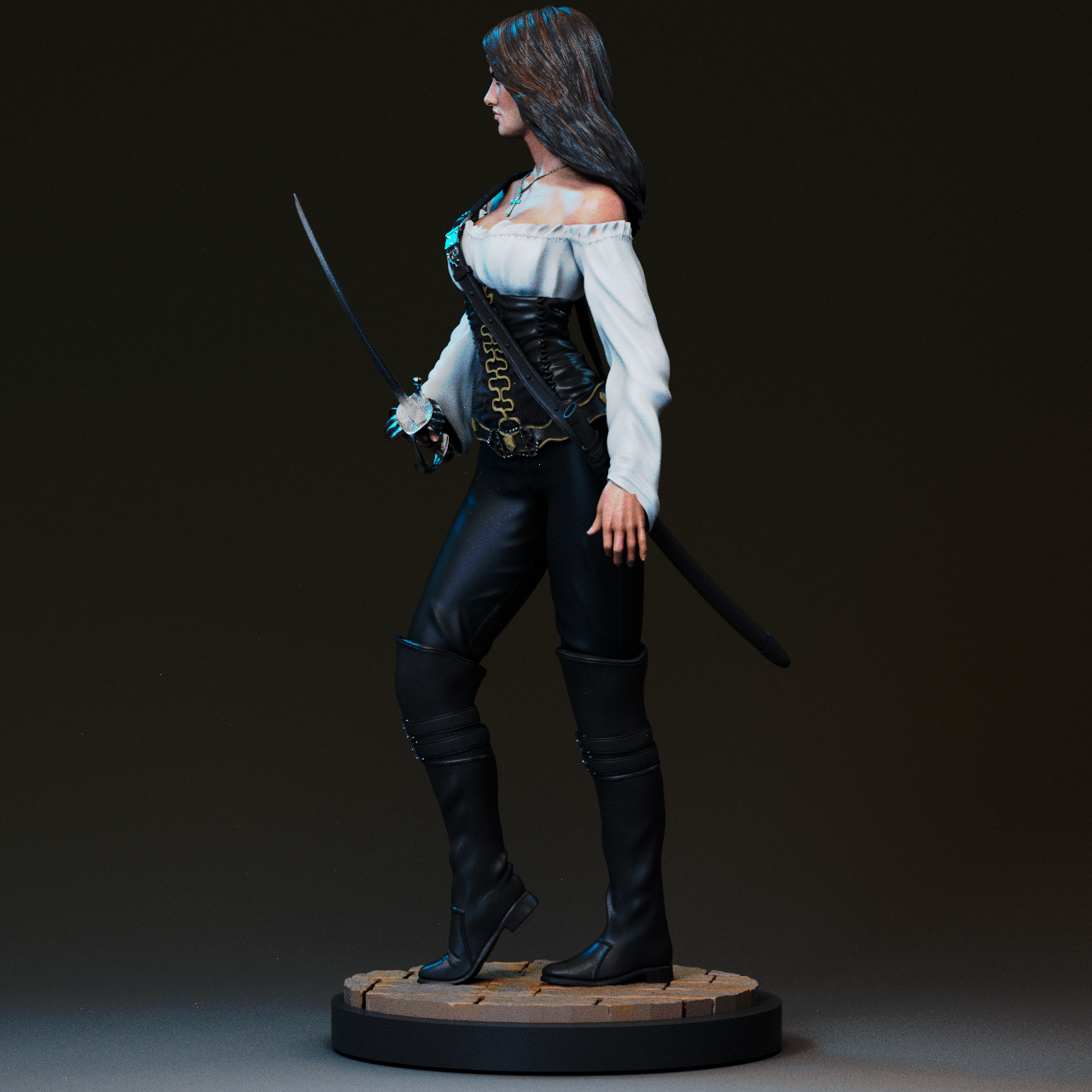 Angelica Teach - Pirates of the Caribbean - STL 3D Print Files