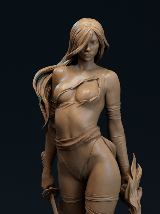 2042 Psylocke NSFW - X-men - STL 3D Print Files