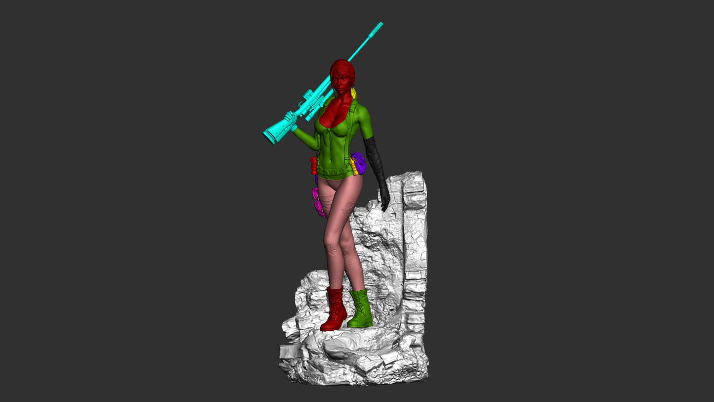 2027 Quiet - Metal Gear - STL 3D Print Files