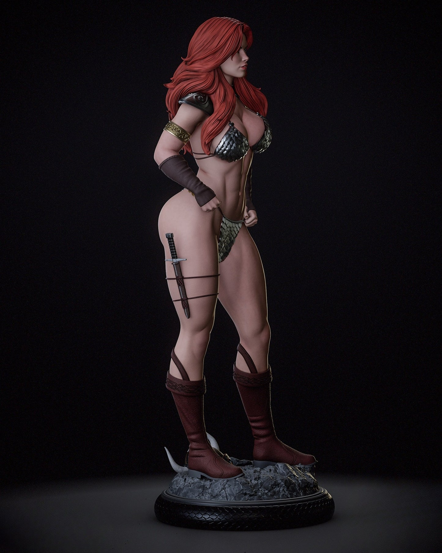 3208 Red Sonja NSFW - Marvel Comics - STL 3D Print Files