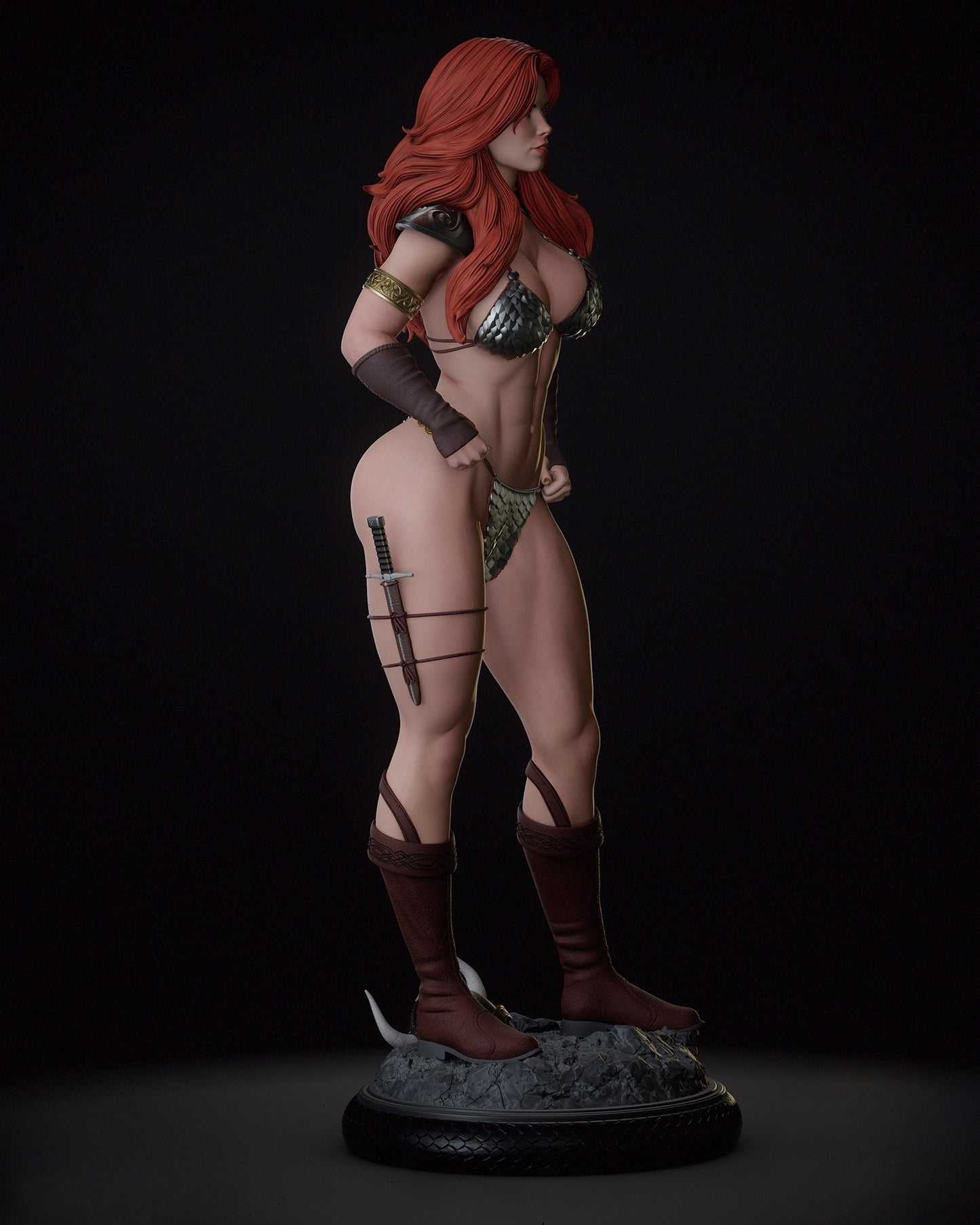 3208 Red Sonja NSFW - Marvel Comics - STL 3D Print Files