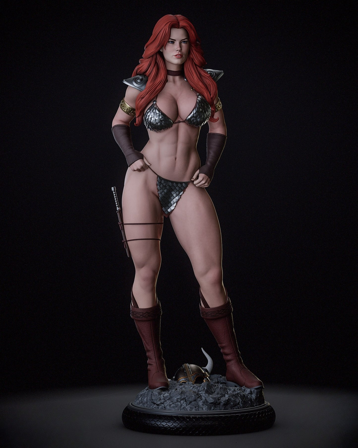 3208 Red Sonja NSFW - Marvel Comics - STL 3D Print Files