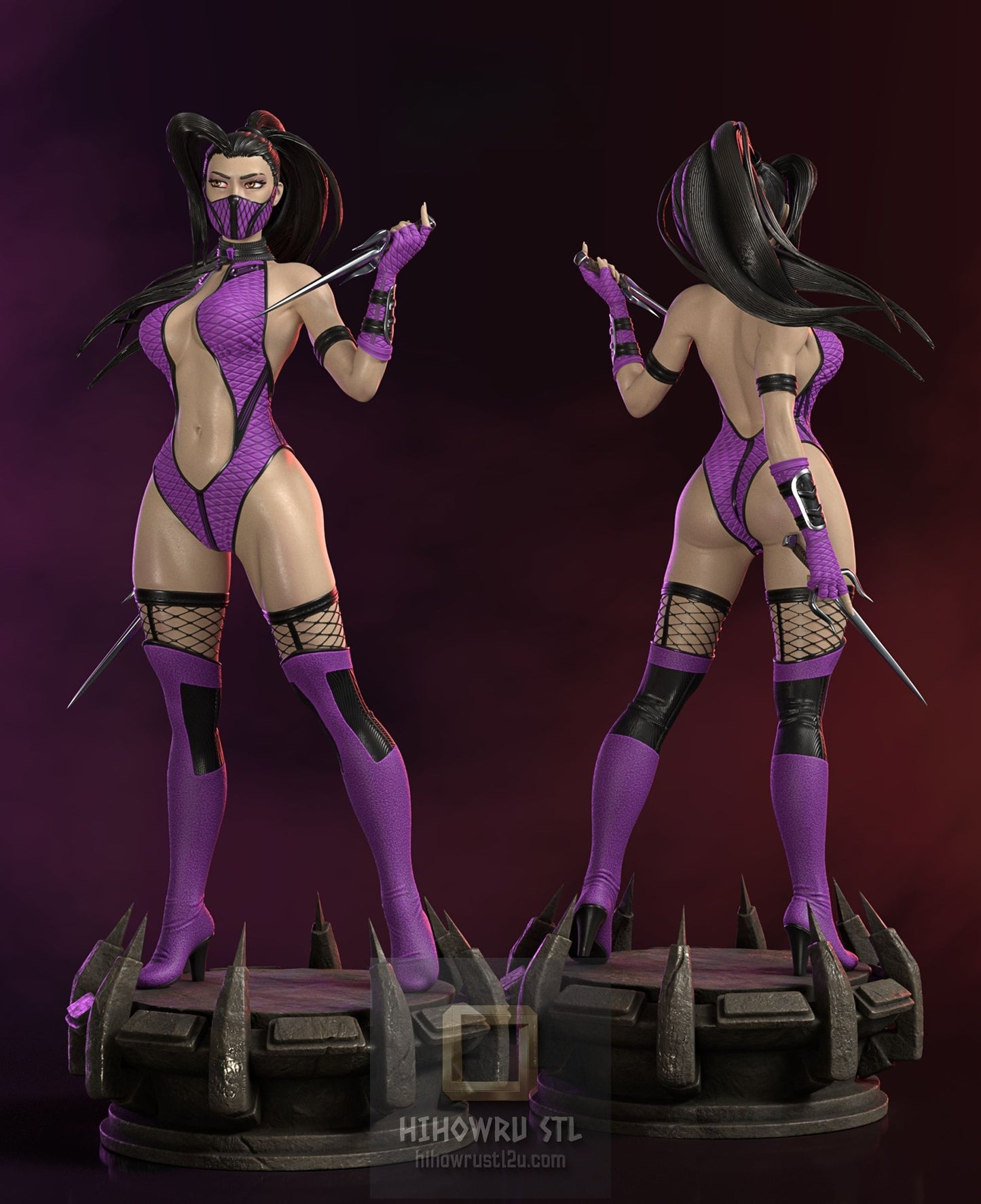 4941 Mileena NSFW - Motal Kombat - STL 3D Print Files