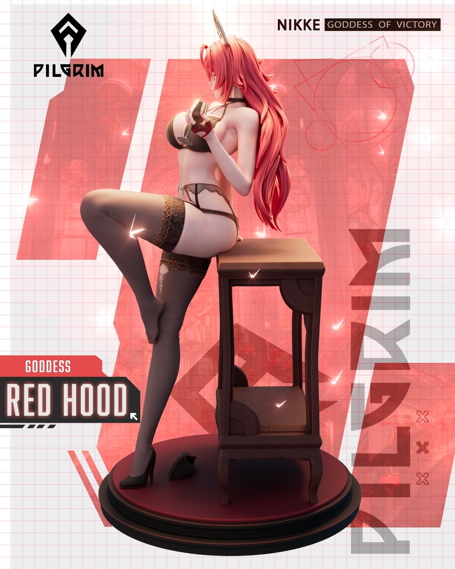 3453 Red Hood - Nikke Goddess of Victory - STL 3D Print Files