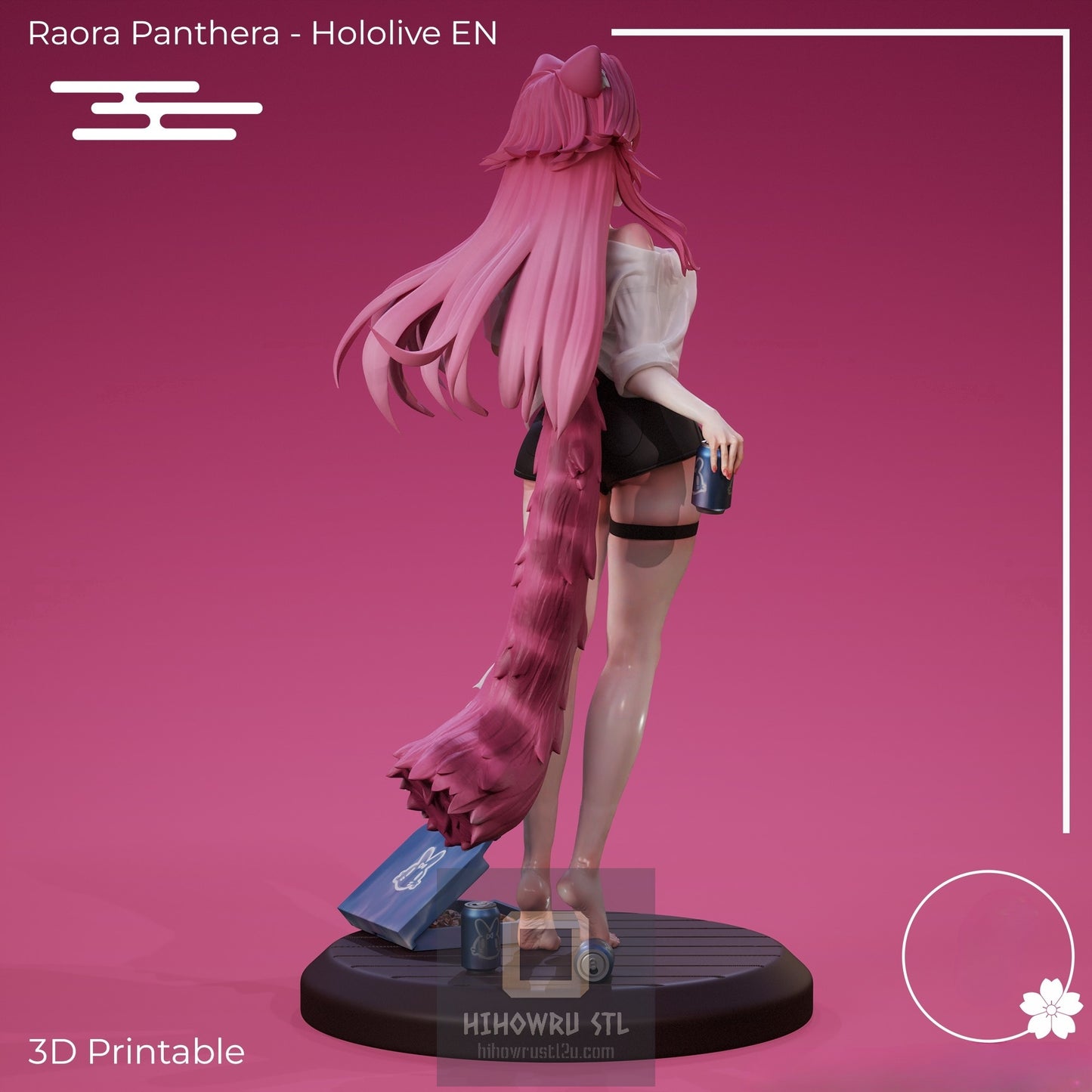 4398 Raora Panthera NSFW - Virtual YouTuber - STL 3D Print Files