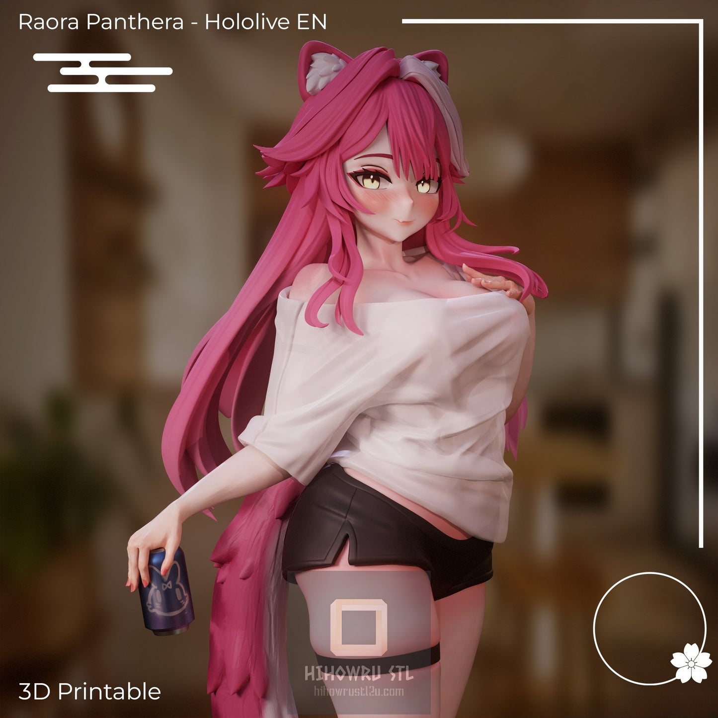 4398 Raora Panthera NSFW - Virtual YouTuber - STL 3D Print Files