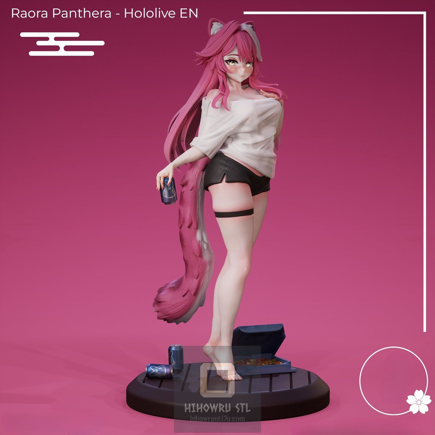 4398 Raora Panthera NSFW - Virtual YouTuber - STL 3D Print Files