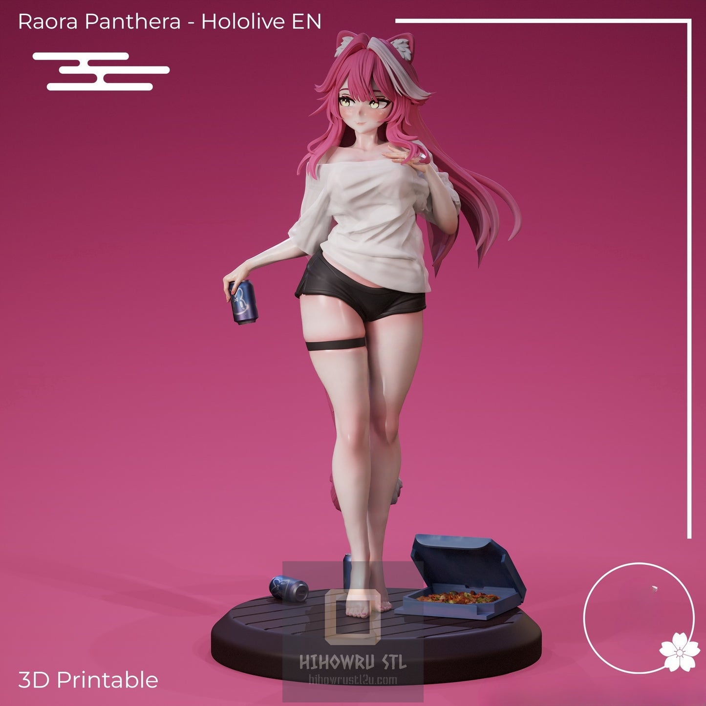 4398 Raora Panthera NSFW - Virtual YouTuber - STL 3D Print Files
